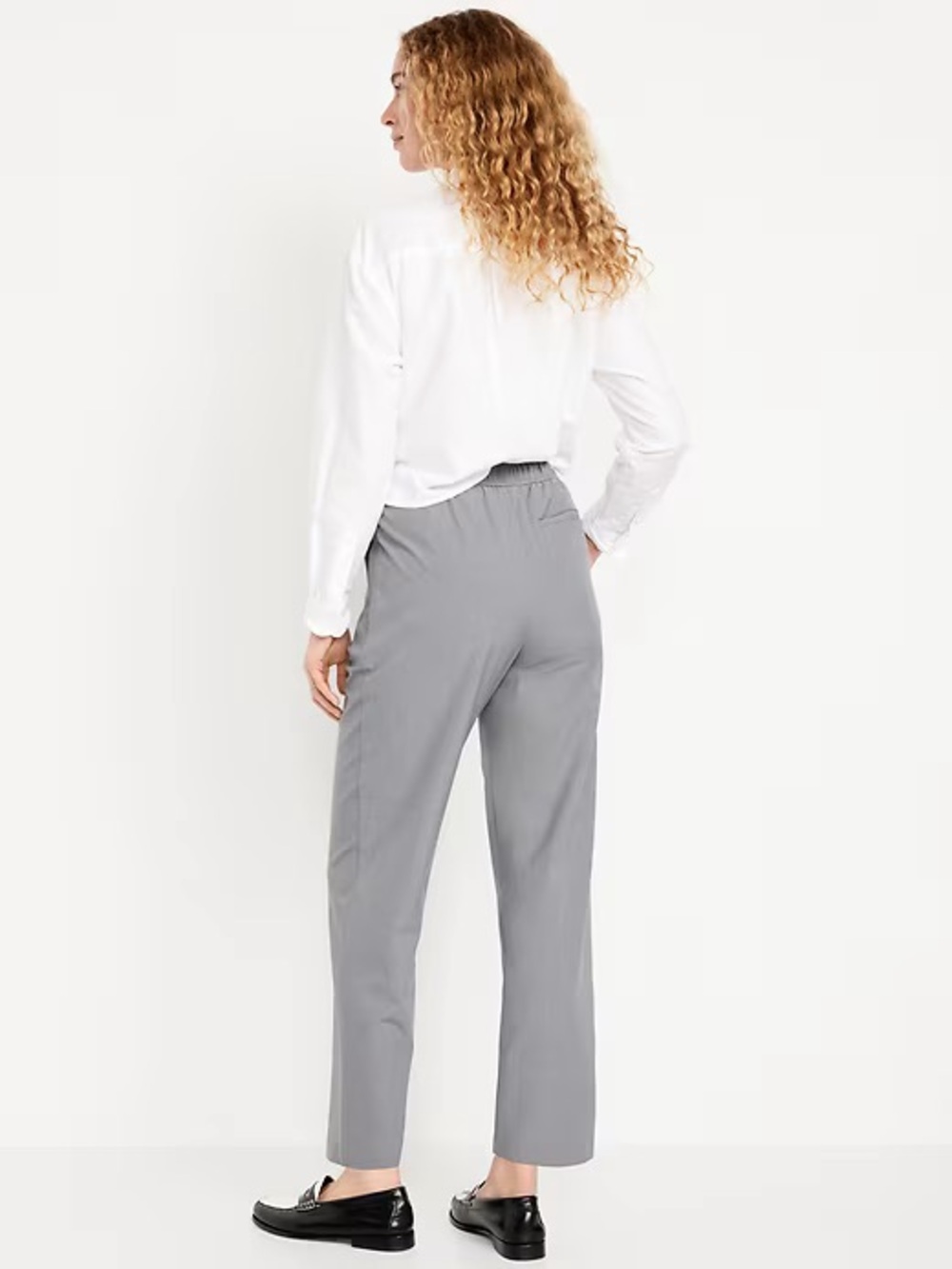 High-Waisted Billie Straight Ankle Trousers! - Picture 4 of 11